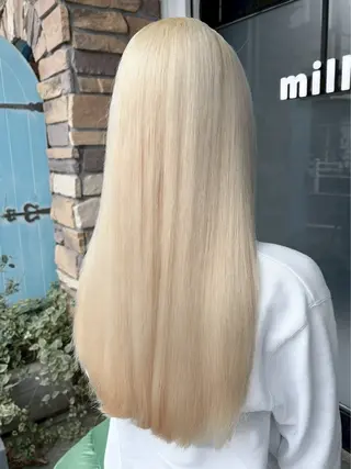 ロング カラー ハイトーン/韓国風/ 艶髪/吉祥寺のヘアスタイル