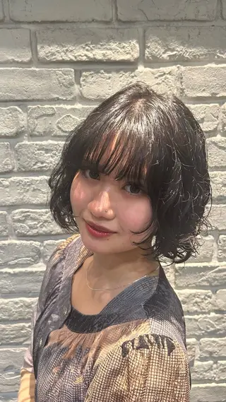 カラー パーマ 山田 啓太のヘアスタイル