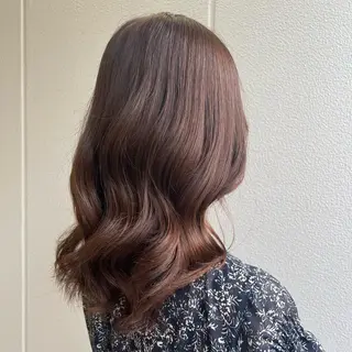 セミロング カラー アンククロス青山店所属・ANKHCROSS りりあのヘアスタイル