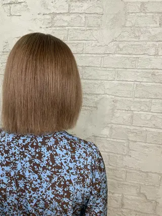 ミディアム カラー ブリーチ特化 ハイトーンRYOYAのヘアスタイル