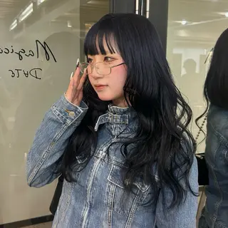 セミロング カラー ✨うる艶/ブリーチ✨ 𝓡𝒖𝓷𝐚💋のヘアスタイル