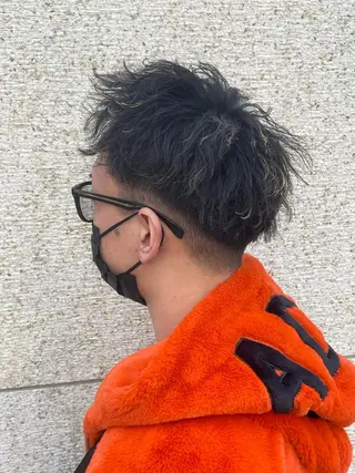 パーマ メンズ Le'a所属・渋谷/フェード/ 國分 翔のヘアスタイル