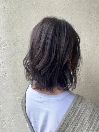 ミディアム カラー 清光 泰之のヘアスタイル