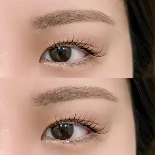 マツエク・マツパ 高持続パーマ× 骨格分析眉毛mikiのマツエク・マツパデザイン