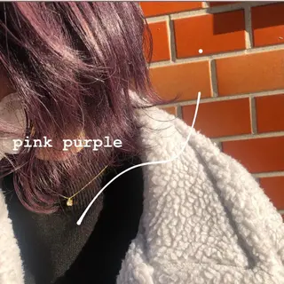 ミディアム カラー 会社OKなのに、 ちゃんと可愛い🤎のヘアスタイル