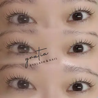 マツエク・マツパ gratia eyelash&nail所属・gratia みきのマツエク・マツパデザイン