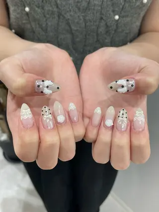 ネイル GO TODAY 吉祥寺Glint所属・うの 韓国ﾈｲﾙ໒꒱⋆⭒˚のネイルデザイン