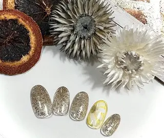 ネイル ⭐︎休業中の練習⭐︎ JNA認定講師髙橋のネイルデザイン