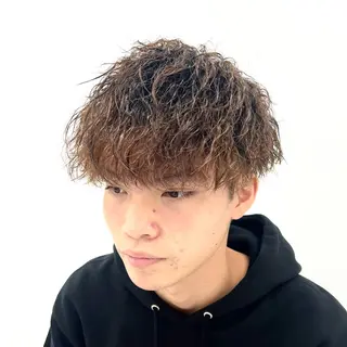 パーマ メンズ 柏メンズカットパーマ NO.1タイチのヘアスタイル