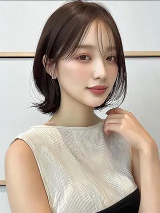 ミディアム IKU ミニボブ名古屋のヘアスタイル