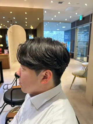 パーマ ヘアアレンジ メンズ 縮毛矯正/カット/ 韓国ヘア/蛯原🍤のヘアスタイル