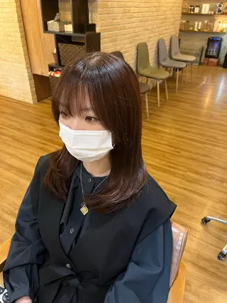 ミディアム 清水 京太のヘアスタイル