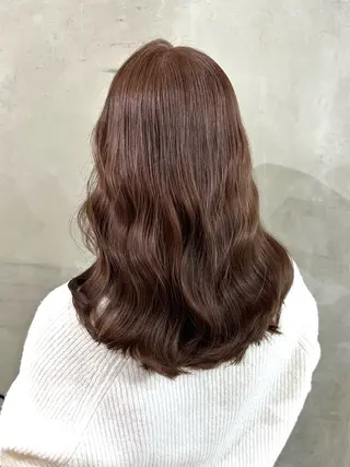 セミロング ササキカズマ〻透明感 〻色落ち〻赤み消しのヘアスタイル