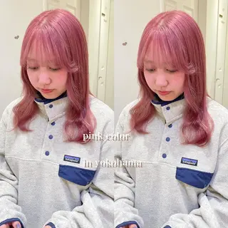 ミディアム カラー エクステ/ハイトーン 🐏☁️miminaのヘアスタイル