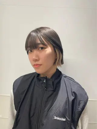 ショート ハイトーン/ボブ /HBL/AYUNAのヘアスタイル