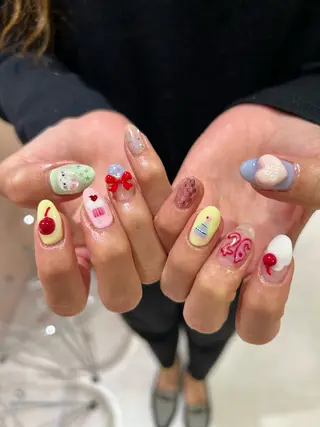 ネイル LUCY心斎橋/ Yuzuki🍒のネイルデザイン