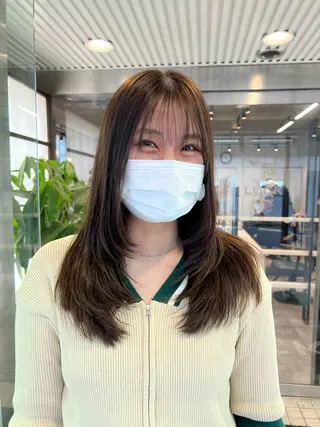 ロング カラー 🌞レイヤー×カラー 前川那津美🌞のヘアスタイル