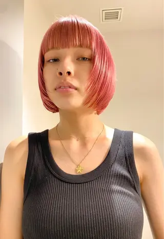 ショート Hair & make Lamp所属・梅田のブリーチ特化 美容師KAI🥰のヘアスタイル