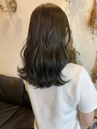セミロング カラー m ā l o.🌷 サカモトマイコのヘアスタイル