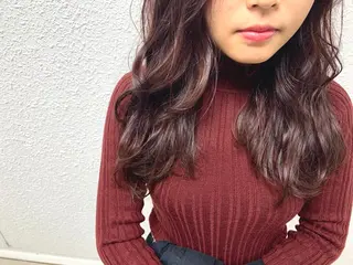 セミロング カラー ヘアアレンジ a moment【モーメント】所属・蔵前🫧韓国風レイヤ ーカット🫧KAHOのヘアスタイル