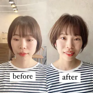 ショート enx academyのヘアスタイル