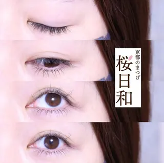 マツエク・マツパ 京都のまつげ桜日和 小島美桜のマツエク・マツパデザイン