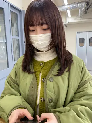 ロング カラー ウルフカットモデル 🧃Shionのヘアスタイル