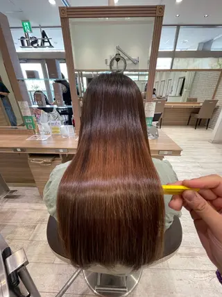 ロング パーマ 加藤 未歩のヘアスタイル