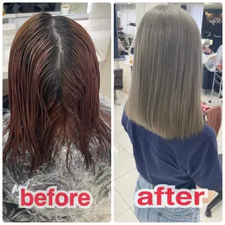 ミディアム カラー ハイトーンエクステ 🎩カズキ🎩のヘアスタイル