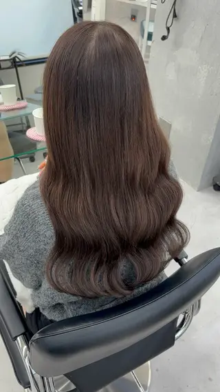 セミロング 羽エクステ/シール エクステ/横浜駅5分のヘアスタイル