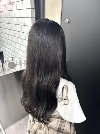 ロング カラー ギミックパシャ所属・みゆ/ケア ブリーチ/ハイトーンのヘアスタイル