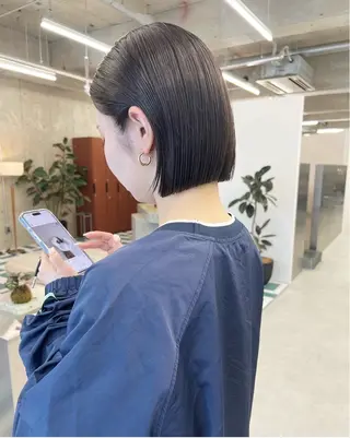 ショート noé所属・HINA/栄/ボブ/ ボブパーマ/インナーのヘアスタイル