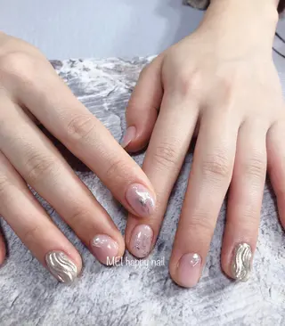 ネイル 北浦和 自爪育成ケアのネイルデザイン