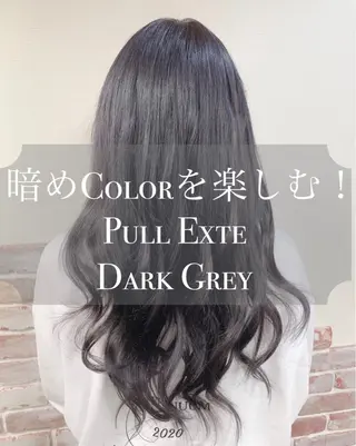 ミディアム カラー カラー&プルエクステ 大人気！！のヘアスタイル
