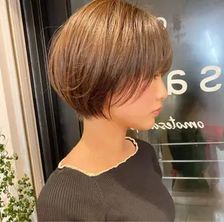 ショート 井上 一青のヘアスタイル