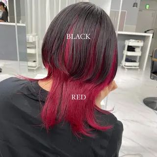 セミロング カラー ハイトーン/ボブ /HBL/AYUNAのヘアスタイル