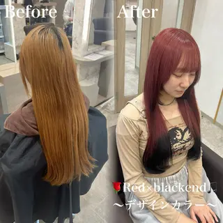 ロング カラー PSY髪質改善/ケアブリーチ/ダブルカラー/ハイトーン/エクステ/縮毛矯正【サイ】所属・Yuna 🪐PSY【サイ】のヘアスタイル