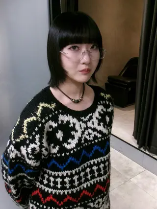 ショート カラー MIMI🌻໋᳝݊ 個性派カラー⑅ ⸝꙳のヘアスタイル