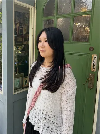 ロング BRITS 渡辺 菜々子のヘアスタイル