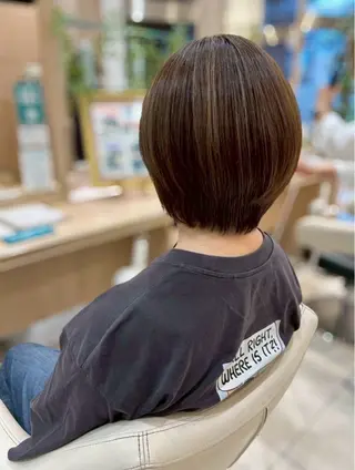 カラー 艶髪カラー 矯正 モデル募集/Aoiのヘアスタイル