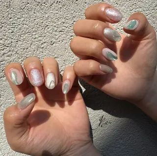 ネイル gleam所属・gleam✴︎ sayakaのネイルデザイン