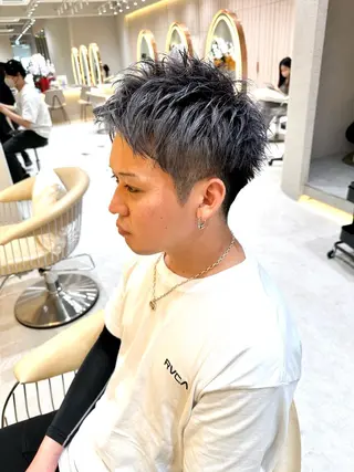 カラー メンズ 大人メンズパーマ メンズ特化　萱原大幹のヘアスタイル