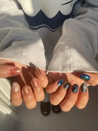 ネイル 束感まつ毛/ネイル/ LED♥KIRARAのマツエク・マツパデザイン