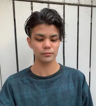 パーマ メンズ 深沢 秀のヘアスタイル