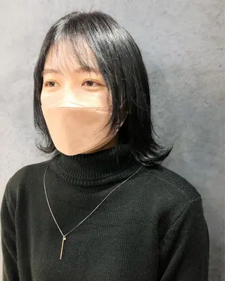 ミディアム カラー ヘアアレンジ ainico+所属・メンズ特化✂️栗原 侑也のヘアスタイル