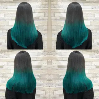 ロング カラー "PEPPU "所属・🌈推し色派手髪 ハイトーンShinのヘアスタイル