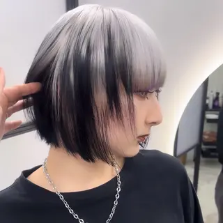 ミディアム カラー Ren. 🦋デザインカラーのヘアスタイル