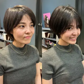 ショート 梅田/白髪ぼかし Maiのヘアスタイル