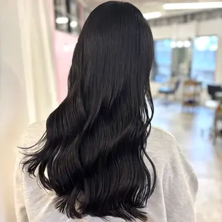 ロング カラー 色白に見える暗髪 梅田・増田のヘアスタイル
