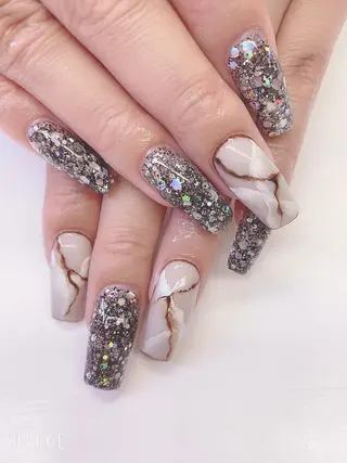 ロング JNA認定講師🌸 RIEのネイルデザイン